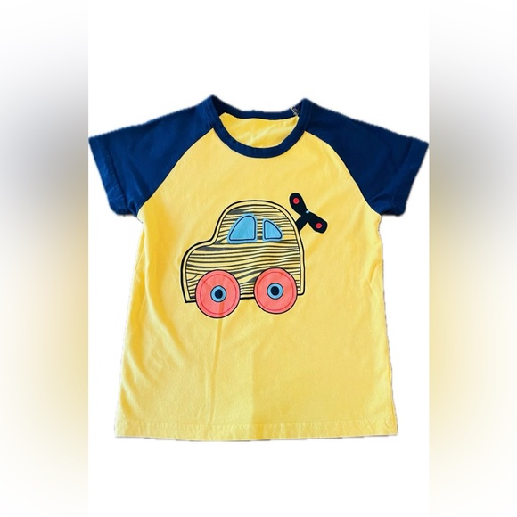 Boys Short Sleeve Car Shirt - Size 7/8 - Picture 3 of 6